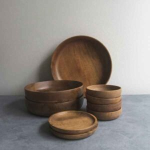 Ceramic Brown Tableware set