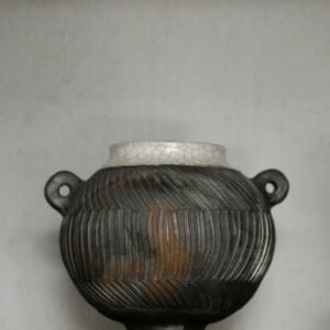 Cauldron Styled Stoneware Vase